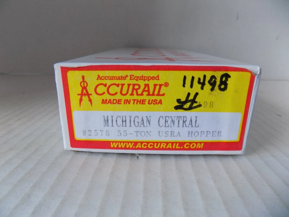 55 TONE USRA HOPPER CAR FOR; MICHIGAN CENTRAL RR. BY ACCURAIL HO  NIB - Image 4 of 4