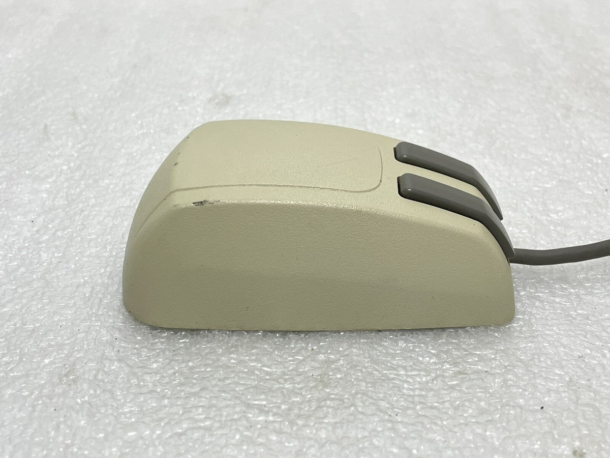 Vintage 1980's Microsoft Serial Mouse ~ 2-Button Gray