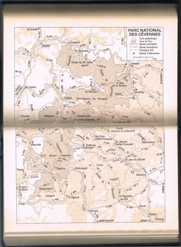 Cevennen Strümpfe Languedoc BLAUE GUIDES Dep. 07-12-30-34-48 geführt von Talabot 1981 - Bild 7 von 12