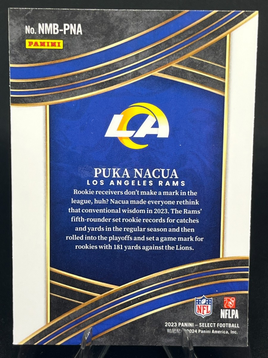 プーカ　Pu'ca 2023 Donruss Optic Puka Nacua 1st Year fresh Blue Jersey