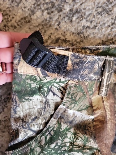 Shield Fused Cotton Mens 2X Pants Mens 6 Pocket Adjustable Camo Realtree Edge - Picture 6 of 12