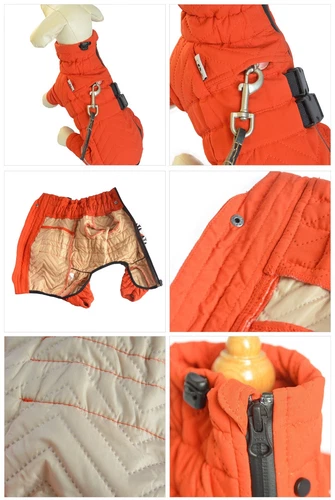 Dog Winter Coat 4 Legs Covered Windproof Waterproof Reflective Warm Dog Clothing - Picture 10 of 65