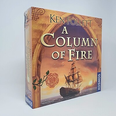 A Column Of Fire Board Game, Kosmos 2017, Ken Follett, Factory Sealed-NEW 