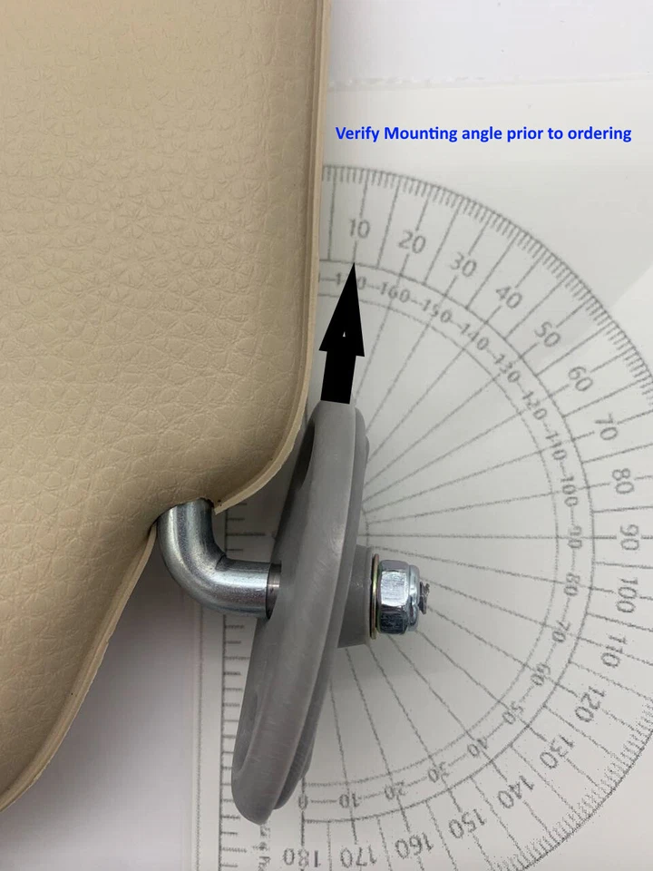适用于丰田陆地巡洋舰 FJ80 遮阳板套装 灰色 — 第 2/4 张图片