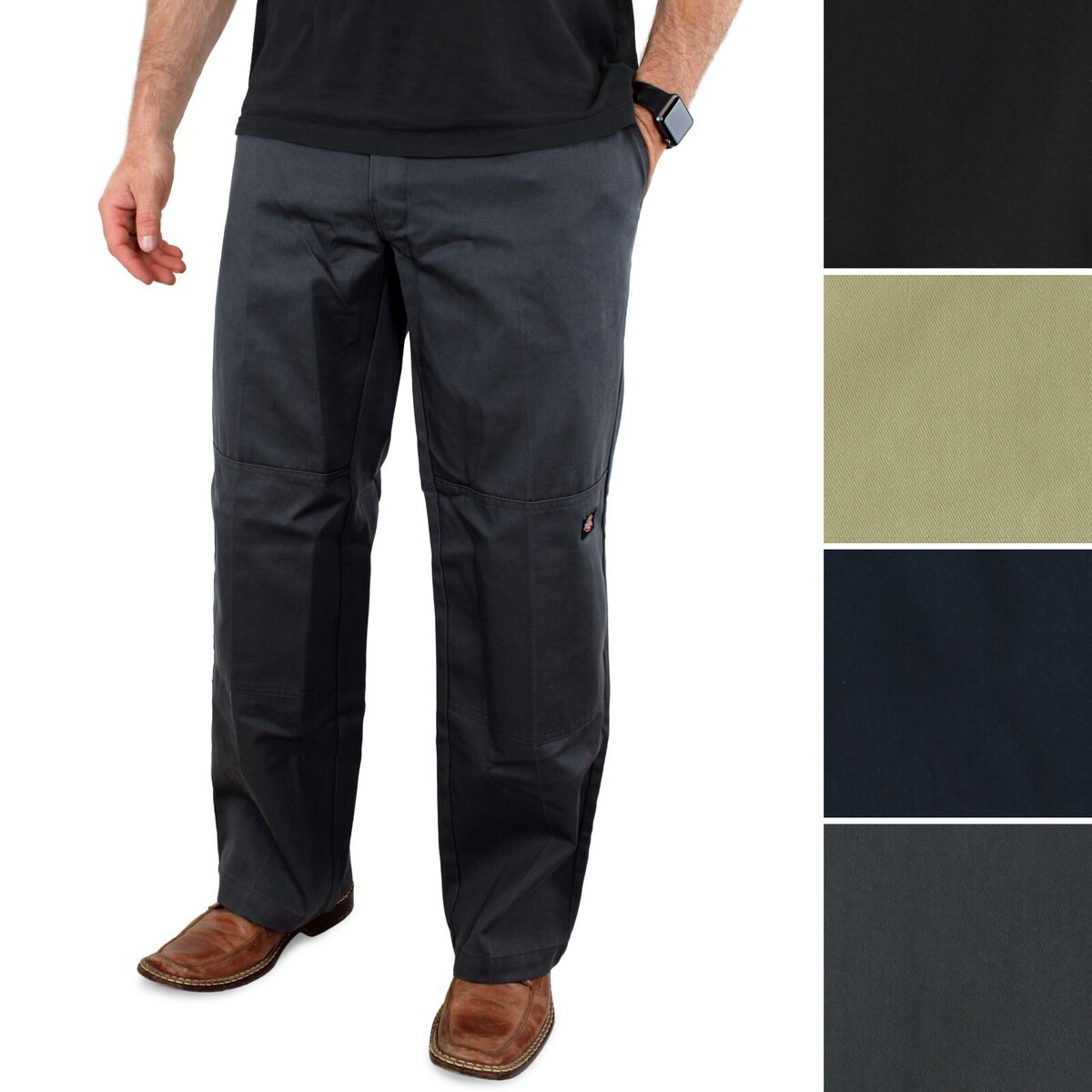Dickies Men's Industrial Work Pants Loose Fit, Re-enforced Dickies Men's Industrial Work Pants Loose Fit, Re-enforced