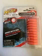 Nerf Vortex Refill Pack 10 discs- Orange