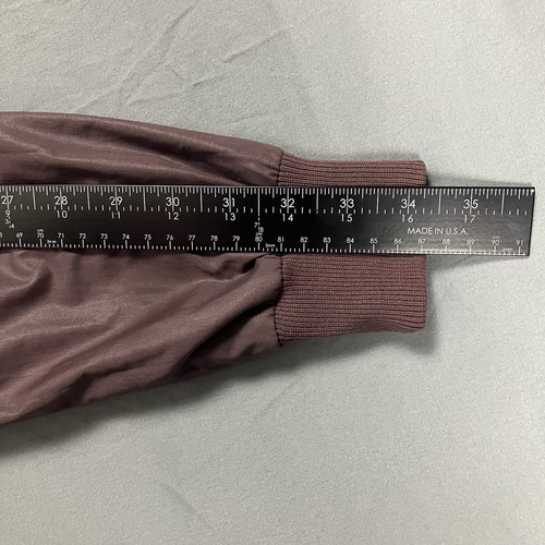 Members Only Jacket Coat Mens Sz 42 RARE Insulated Burgundy Bomber VTG 80s - Picture 13 of 17