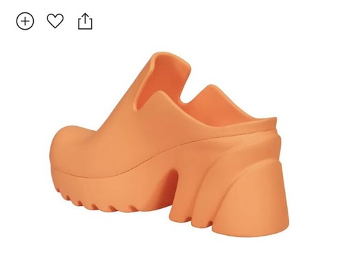 Zuecos Bottega Veneta Goma Flash Naranja UK3 EUR 36 se adapta a 37 Nuevos en Caja - Imagen 3 de 11