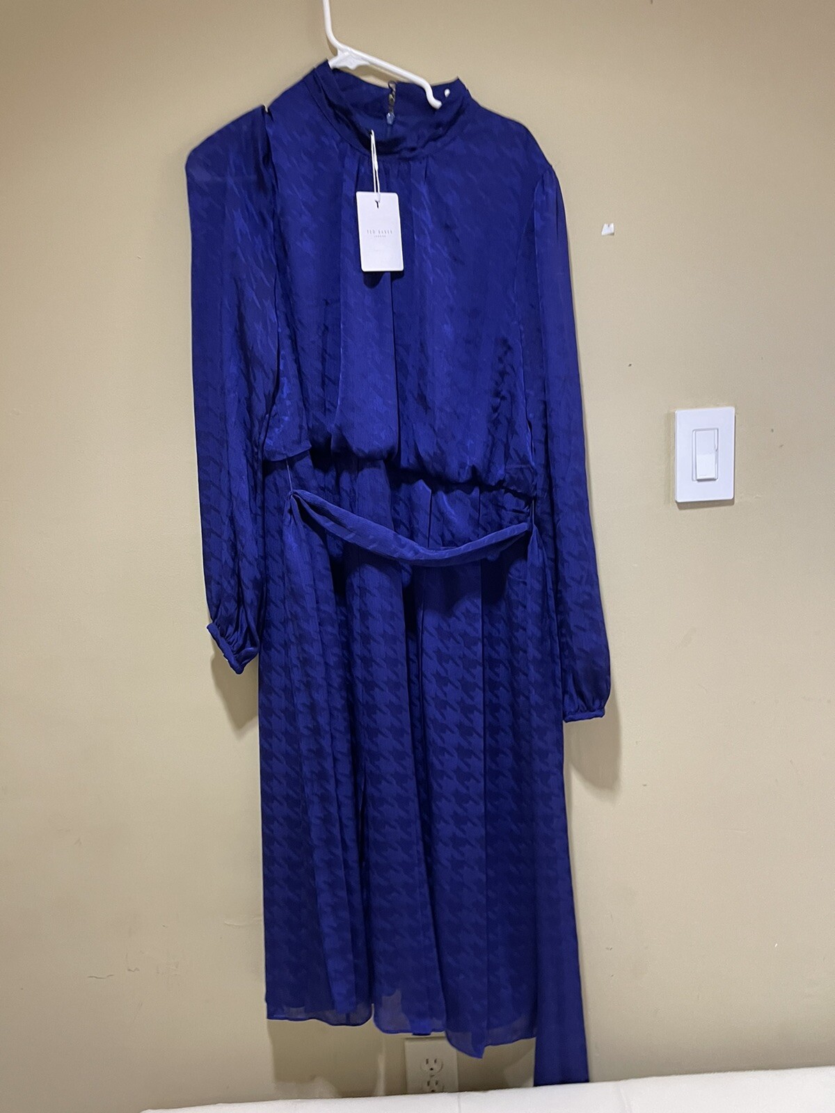 Buy TED BAKER Wilmer Houndstooth Long 