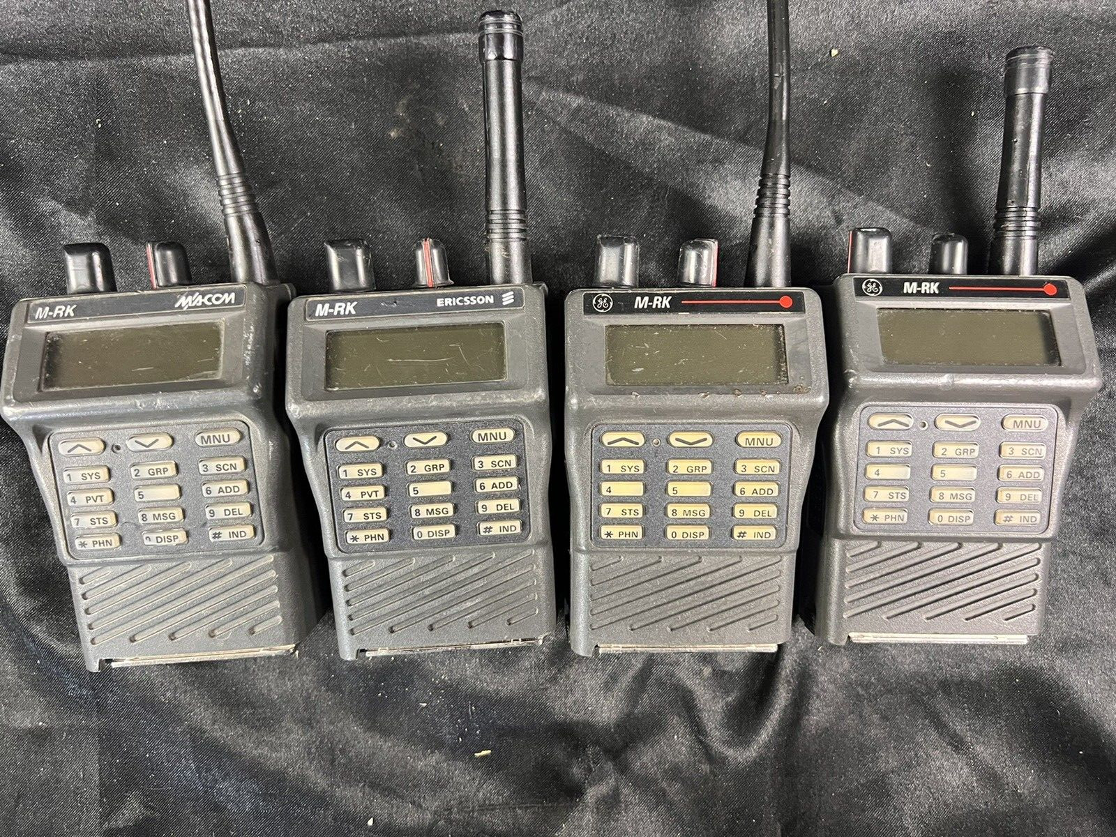 Police issue GE M-RK M/A-.COM M-RK ERICSSON M-RK handheld two way radio