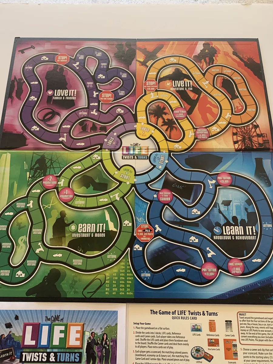 Hasbro The Game of Life: Twists & Turns Electronic Edition - Board
