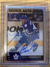 Nikita Soshnikov 2016-17 O-Pee-Chee Platinum Rookie Autograph #R-NS Maple Leafs