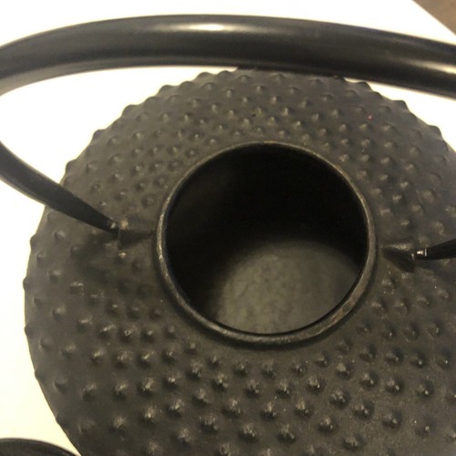 Japanese ~ Cast Iron Tea Pot Kettle Perfect For Tea Ceremony ~ Used - Picture 2 of 7