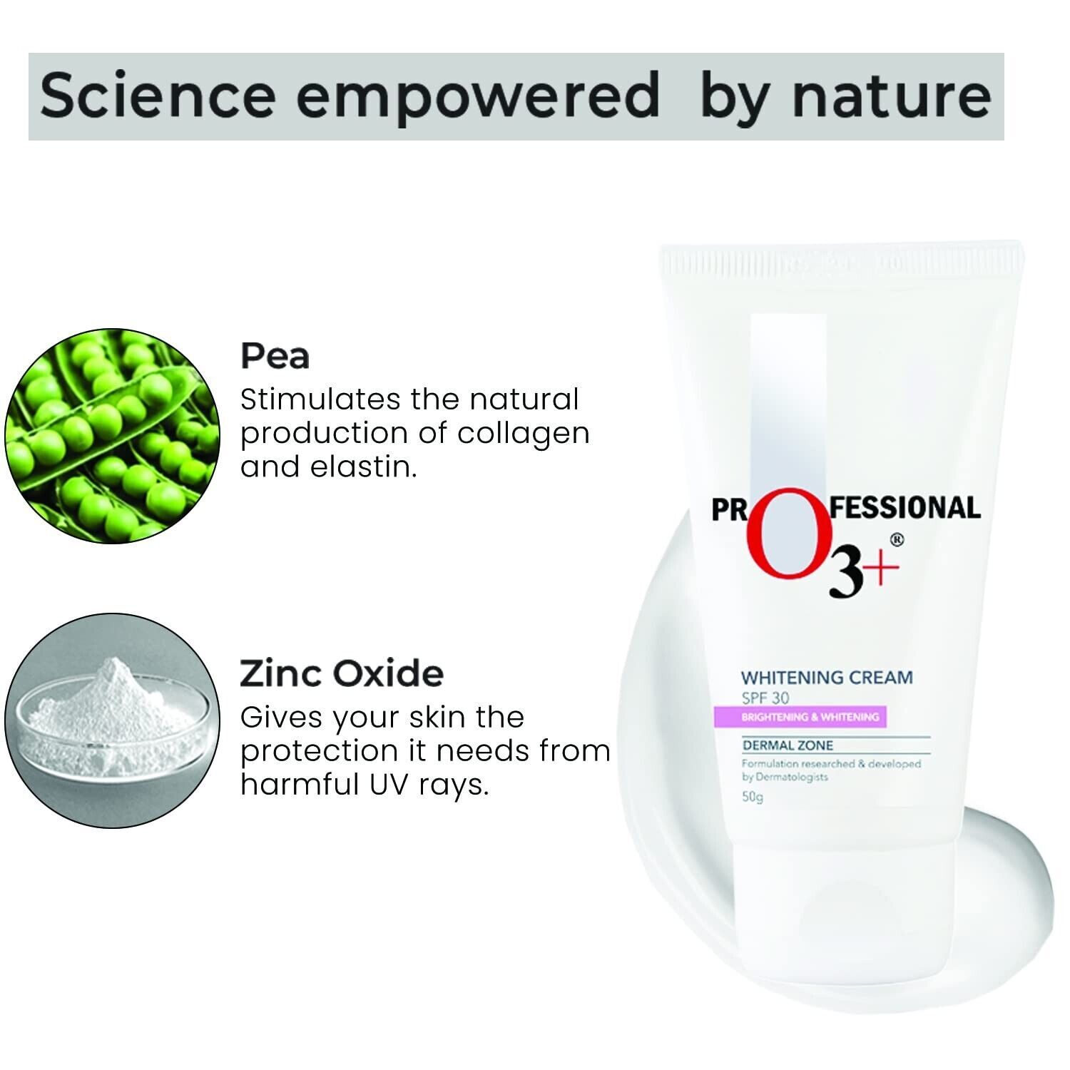 O3+ Whitening Face Cream SPF 30 Sun Tan Protection 50g Free Shipping eBay