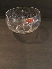 Gorham Silk Petal Collection 5 Inch Bowl Fine Crystal Decorative