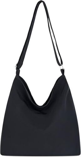 Women's Retro Large Size Nylon Shoulder Bag Crossbody Handbag Casual Tote