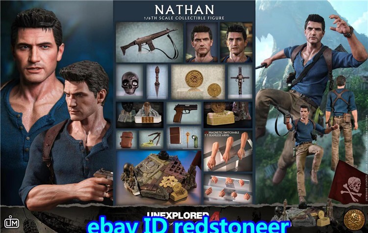 Limtoys Nathan Drake Uncharted 4 1/6 Scale Male Action Figure