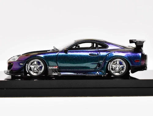 YM 1:64 JDM Supra JAZ80 Racing Sports Model Diecast Resin Car - Picture 3 of 6