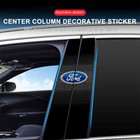Car Window Center Pillar Sticker Trim B-pillar Cover Decals for Ford Accessories