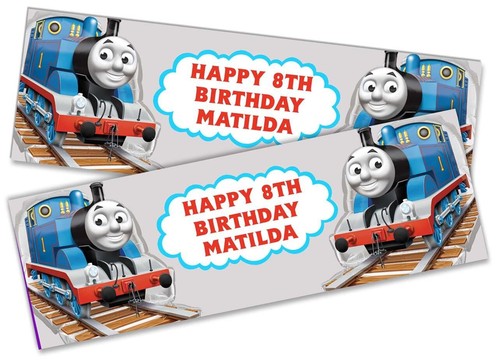 x2 Personalisierte Geburtstagsbanner Cartoon TV Show Design Kinder Party Dekoration 616 - Bild 5 von 5