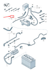 NUOVO AUDI RS3 KIT CAVI BATTERIA 8V0971227B ORIGINALE