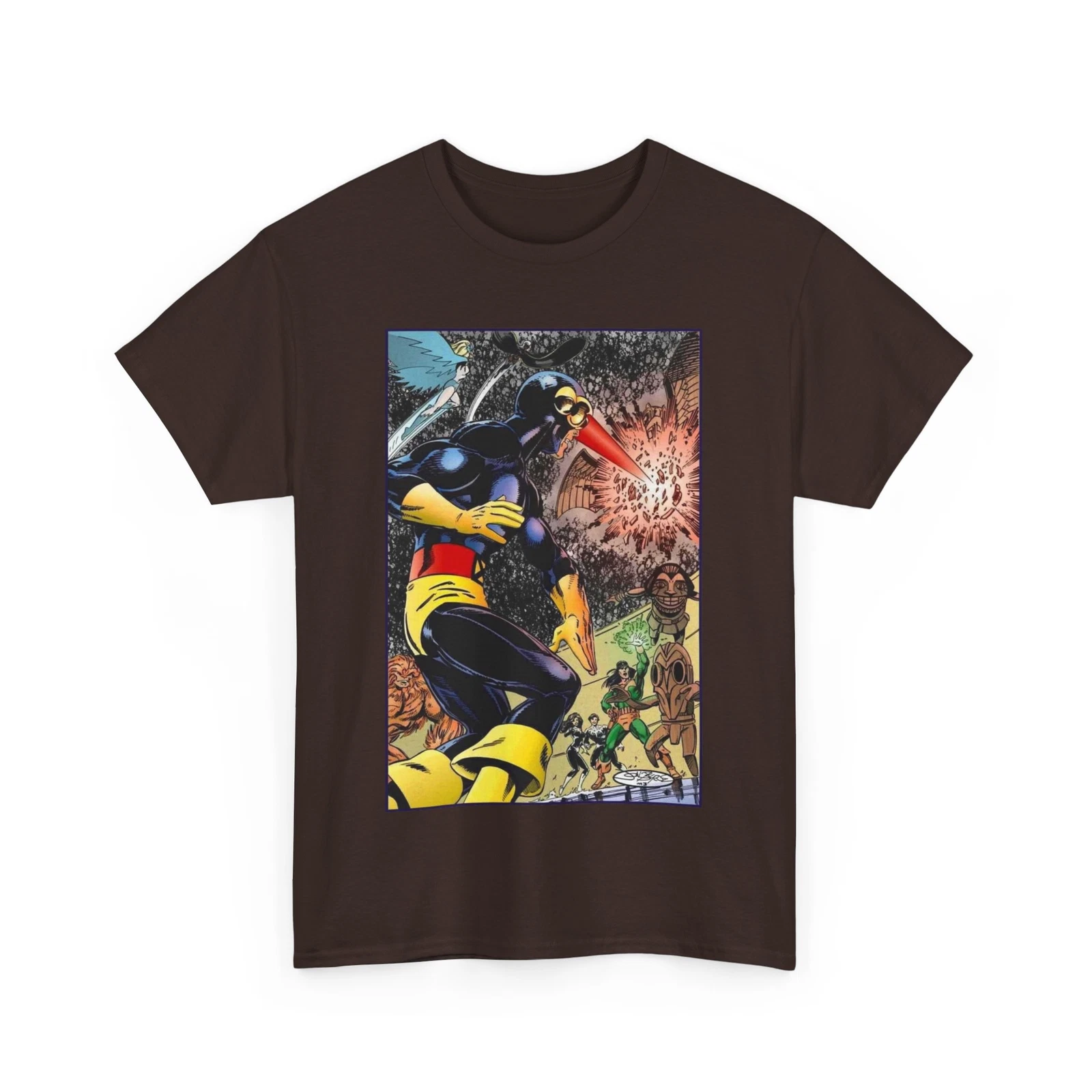 Alpha Flight Vs Cyclops T-Shirt - Marvel Comics - John Byrne Art - Snowbird