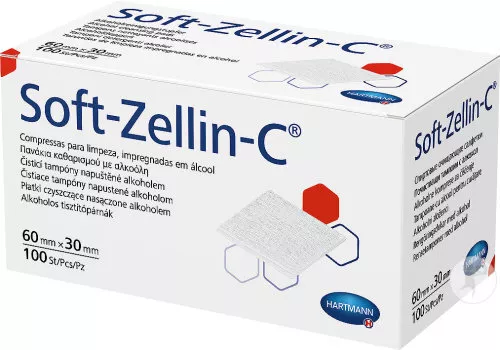 $$$ SALE $$$ - Alkoholtupfer Soft-Zellin-C - von Hartmann 100 einzeln verpackt - Bild 3 von 7