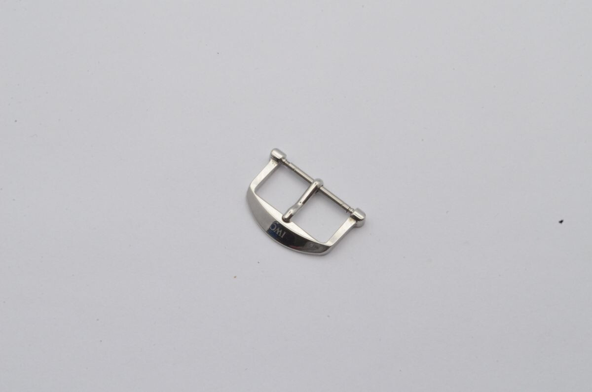 IWC 16MM Steel Buckle Clasp for Leather Bracelet