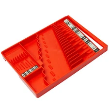 Tool Sort Wrench Organizer - red