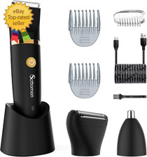 Electric Groin Hair Trim Ball Trimmer for Men Body Shaver Below-The-Waist Groome