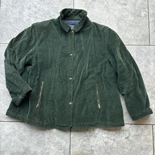 Iceberg Jeans Vintage Jumbo Cord Jacket Coat Green Eu 46 L Xl Chest 48