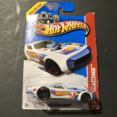 Hot Wheels Nitro Doorslammer Metalflake white 2013 HW Racing: HW Race Team