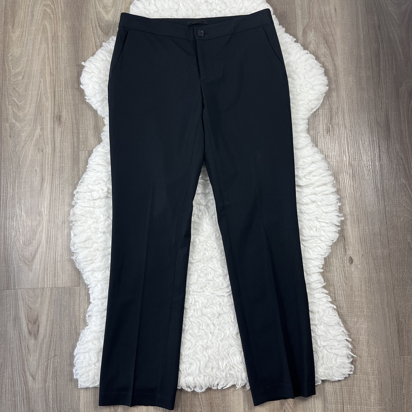 FILA Pantalone The Row lana elasticizzato gamba slim taglia 2 nero