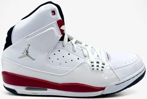 JORDAN FLIGHT 395324-101 White/black Varsity Red Sneakers  display picture 1