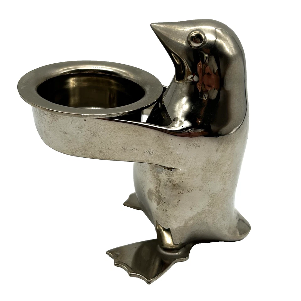 Подсвечник обетный Penguin посеребренный Restoration Hardware - Изображение 3 из 4