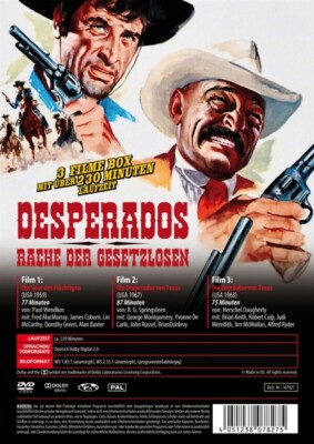 DESPERADOS-RACHE DER GESETZLOSEN - FRED MACMURRAY,JAMES COBURN   DVD NEU