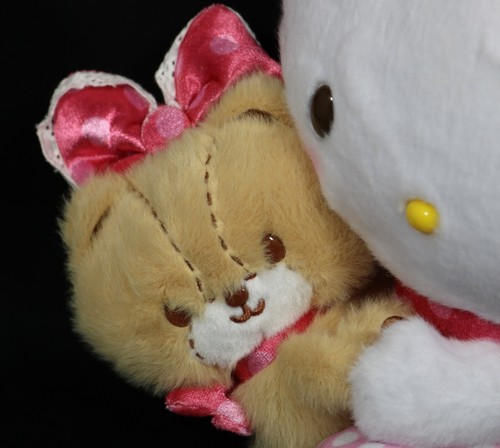 JP-FASTCARE Sanrio Hello Kitty Tiny Chum Pair Plush Toy 9.45 in. Japan Limited - Picture 5 of 13