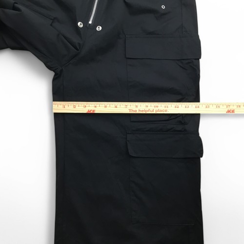 Cactus Jack x Travis Scott Cargo Baggy Wide Leg Pants Size Large Black Pull-On - Picture 9 of 13