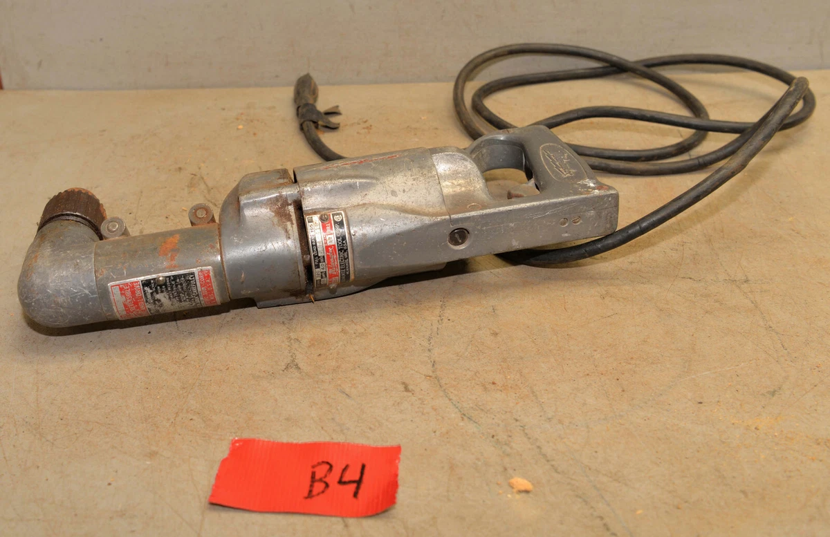 Milwaukee Model 1200 right angle drill 2870 head plumber