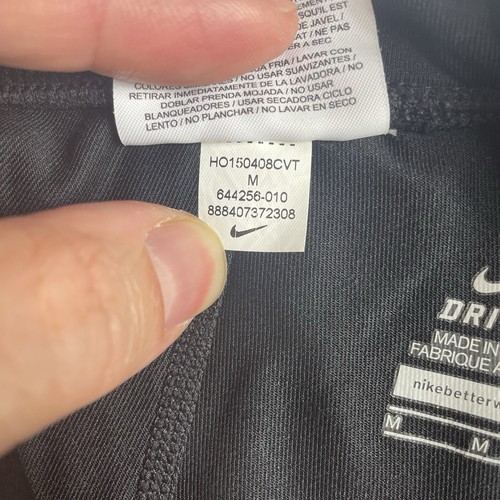 Nike POWER RUNNING REFLECTIVE TIGHT FIT LEGGING PANT Men's Medium Black Neon - Picture 5 of 9