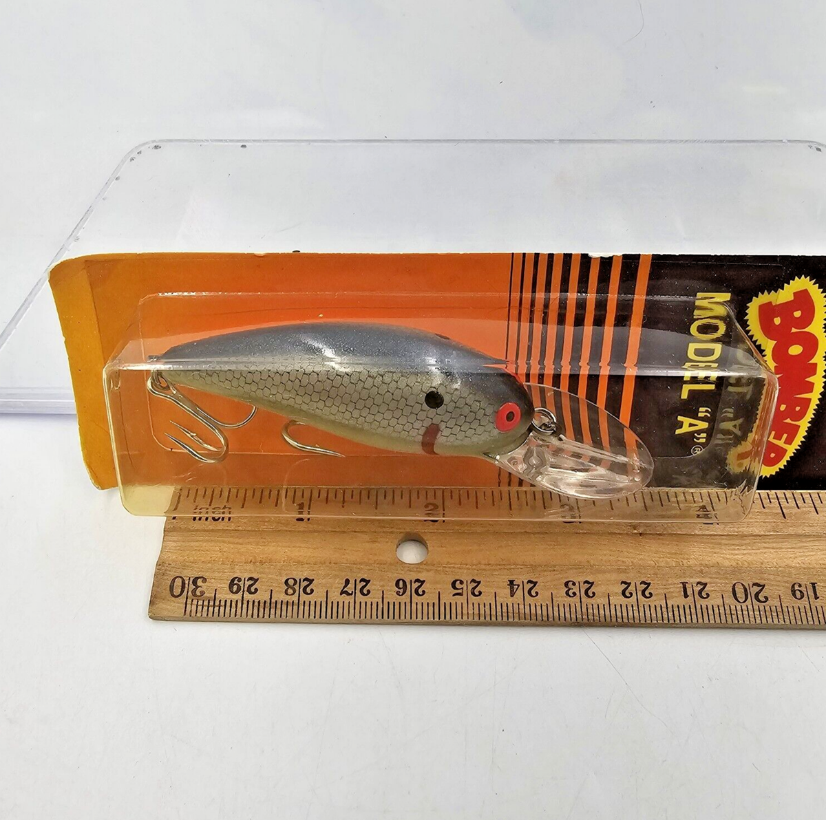 Bomber Model A 6a Vintage Screw Tail Crankbait Lure - PNKSD Pumpkinseed