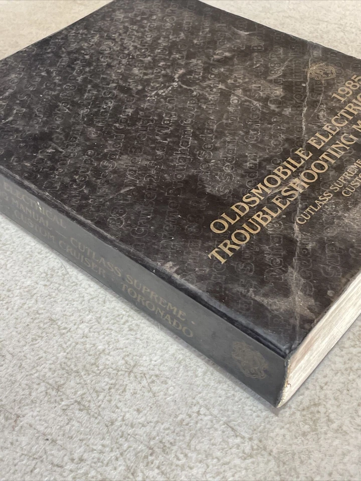 1985 Oldsmobile Cutlass Supreme / Custom Cruiser Electrical Troubleshoot Manual - Image 3 of 4