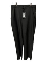 Pretty Little Thing Black Dress Pants Size 14 Tall NWT