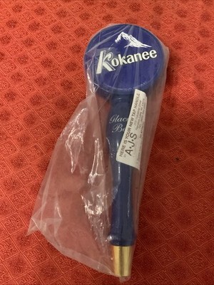 Vintage Kokanee Gletscher Bier Zapfhahn Griff - blau Columbia Brewing Kanada (DG)
