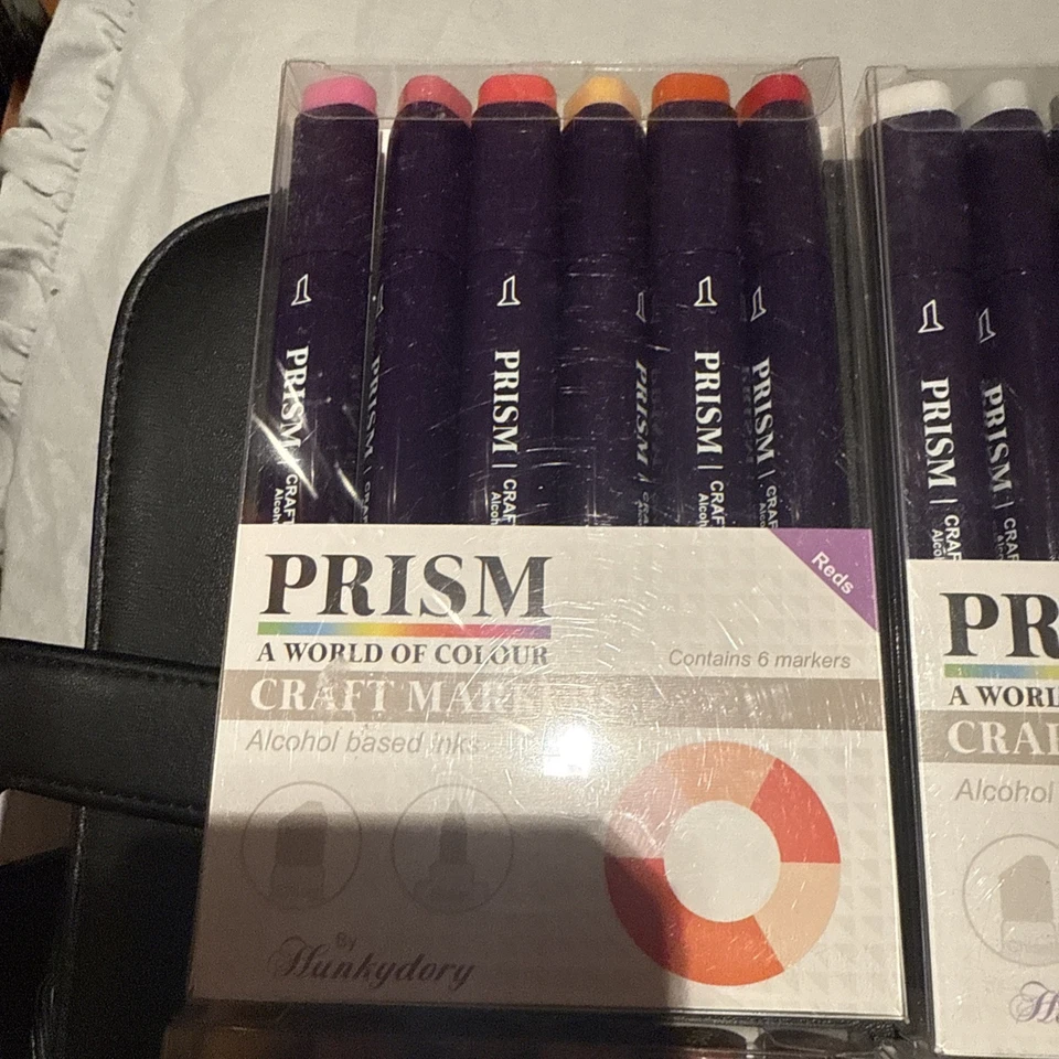 Hunkydory Prism Craft Markers - 4 packs ( reds cool greys warm greys browns) 24 - Image 4 of 4