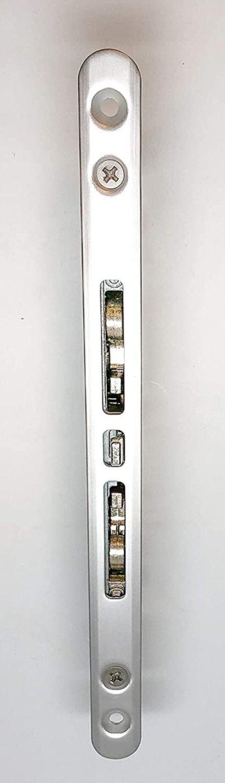 Heavy-Duty Sliding Glass Door Lock, Mortise 2-Point,  Aluminum Faceplate
