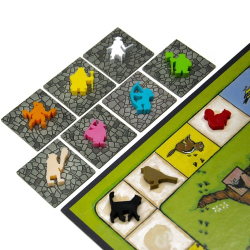 Buffalo Animal Tokens for Board Games - Board Game Accessory Meeple Upgrade - Foto 4 di 6