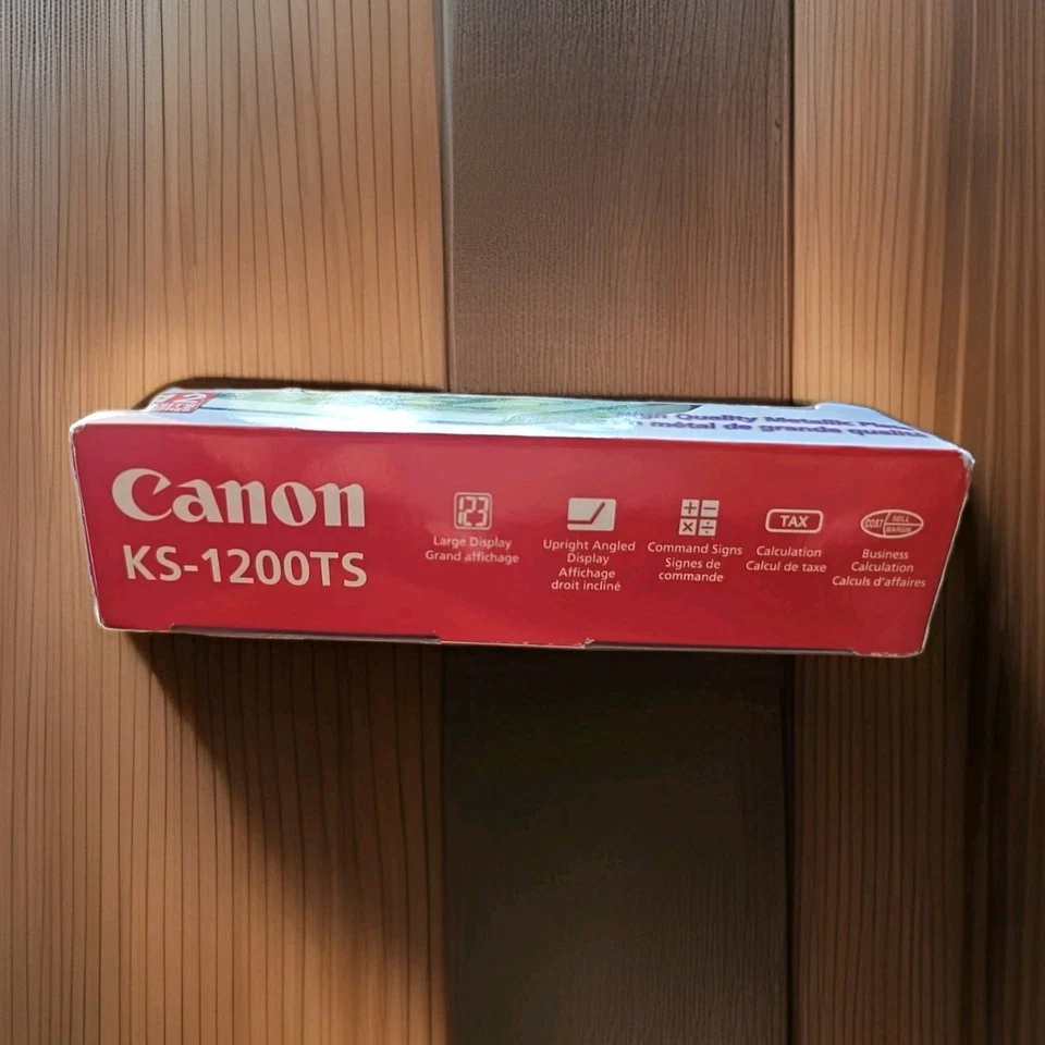 Canon KS-1200TS 12-Digit Desktop Calculator New Sealed - Image 4 of 4