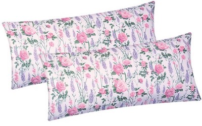 2er Set 40x80 Renforcé Kissenbezug Kissenhülle 100%Baumwolle Blume Herzen Sterne