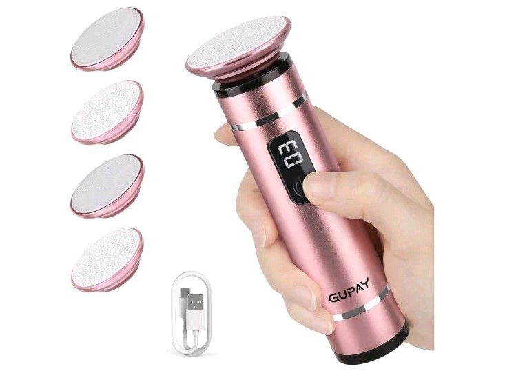 Cordless foot grinder callus remover pink brand new in box 
